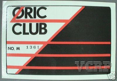 Oric Documents Originaux